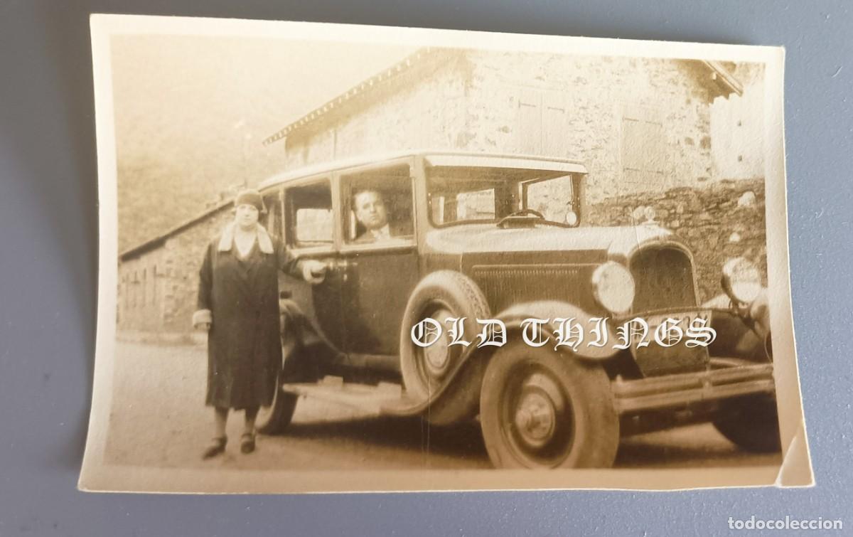Postales: FOTOGRAFIA DE AUTOMOVIL, COCHE A&Ntilde;OS 40, MIDE 8 X 5,5 CMS.