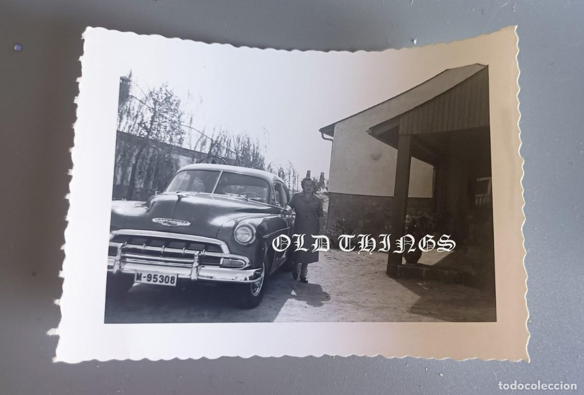 Postales: FOTOGRAFIA DE AUTOMOVIL, COCHE A&Ntilde;OS 40, MIDE 9,5 X 7 CMS.