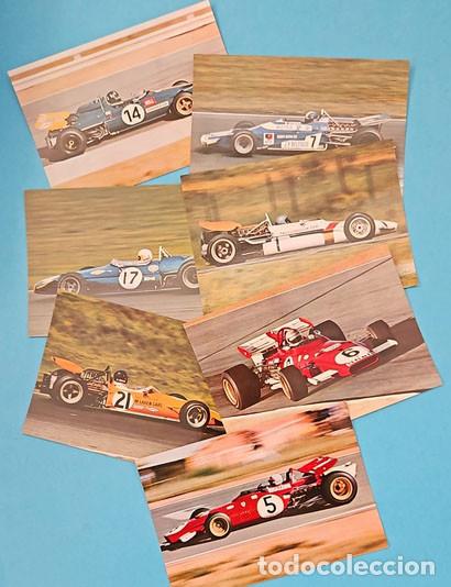 Postales: LOTE 7 POSTALES C Y Z NUEVAS DE COCHES DE FORMULA 1: FERRARI, MCLAREN, BRABHAM, MATRA, BRM