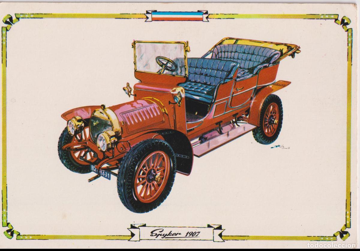 Postales: POSTAL COCHE ANTIGUO SPYKER 1902 - NEW FAMA RALLYE RAKER 8042/E - S/C