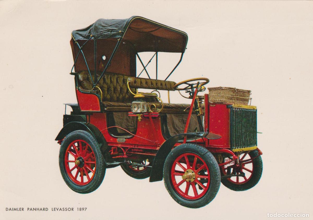 Postales: POSTAL COCHE DE EPOCA DAIMLER PANHARD LEVASSOR 1897 &ndash; EDITA CYZ 6672 &ndash; ESCRITA
