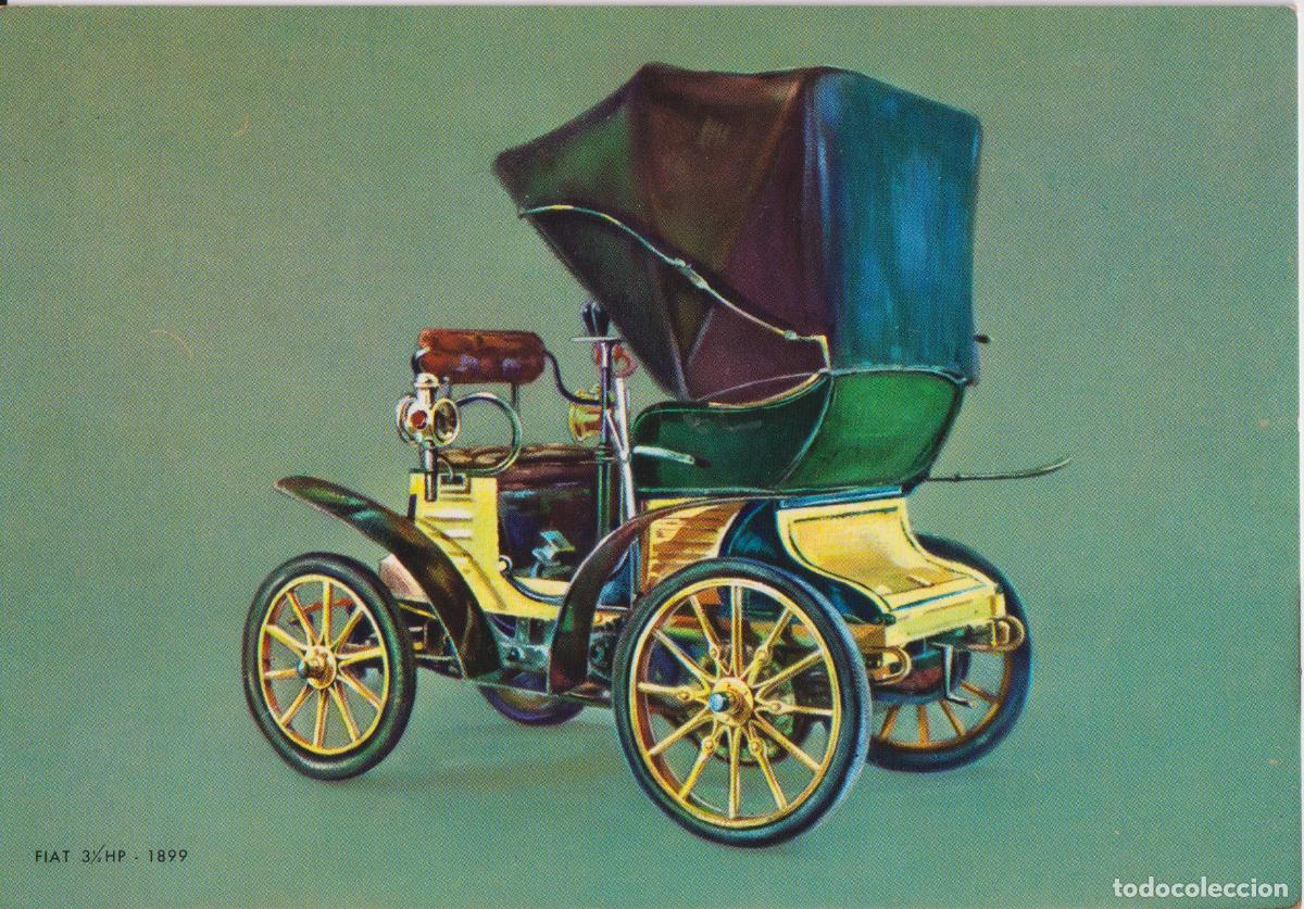 Postales: POSTAL COCHE DE EPOCA FIAT 3,5 HP 1899 &ndash; EDITA CYZ 6649 &ndash; S/C