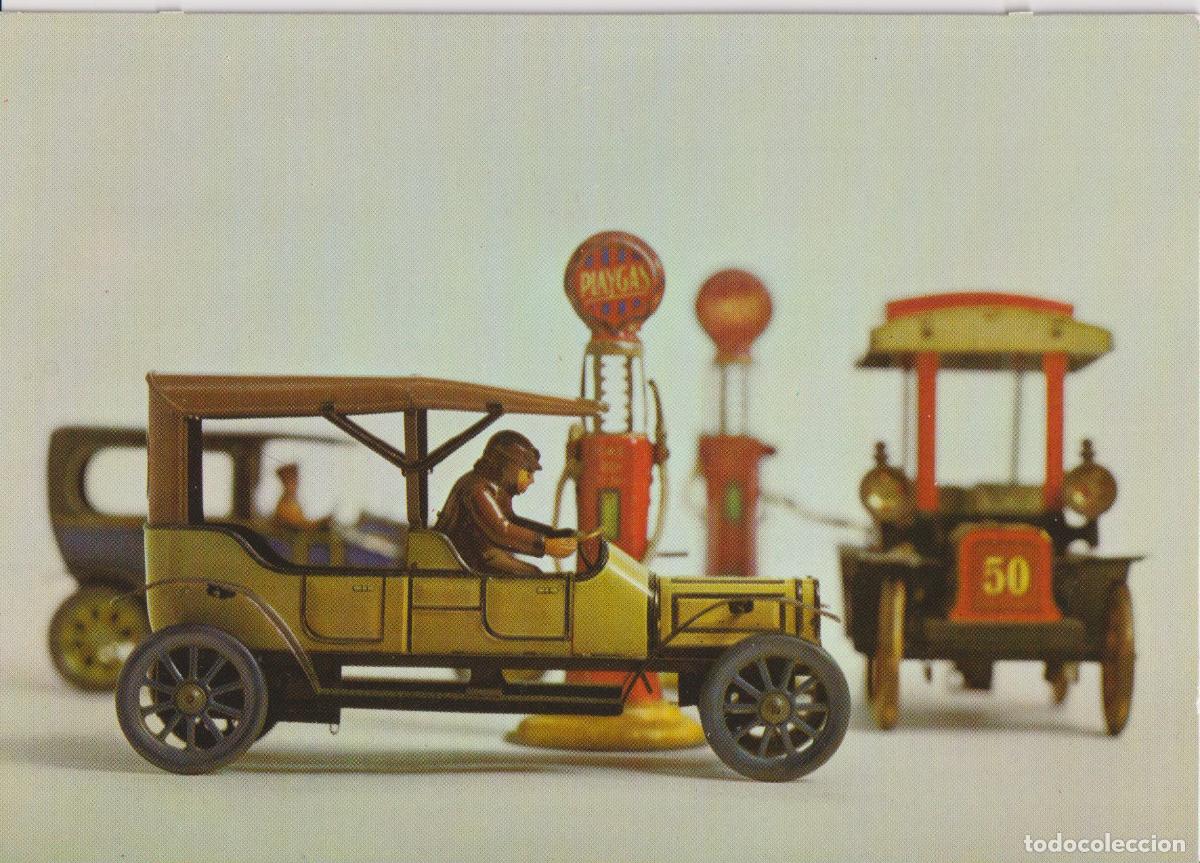 Postales: MAQUETAS DE VEH&Iacute;CULOS ANTIGUOS FABRICADAS A MANO POR J. JAUMOT 1956 A 1961 &ndash; ROLAND OFFSET &ndash; S/C