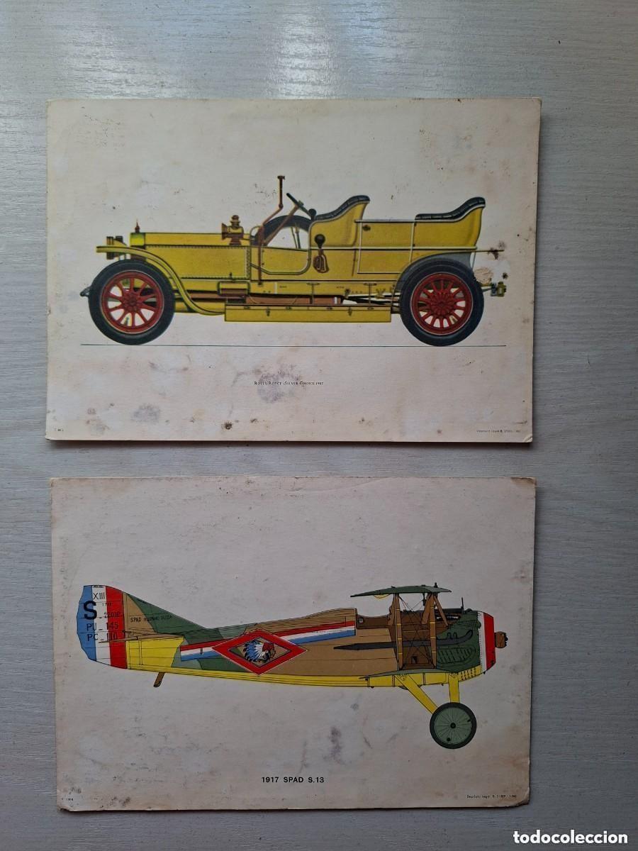 Postales: ANTIGUAS POSTALE O FOTOGRAF&Iacute;AS - ROLLS ROYCE Y AVI&Oacute;N