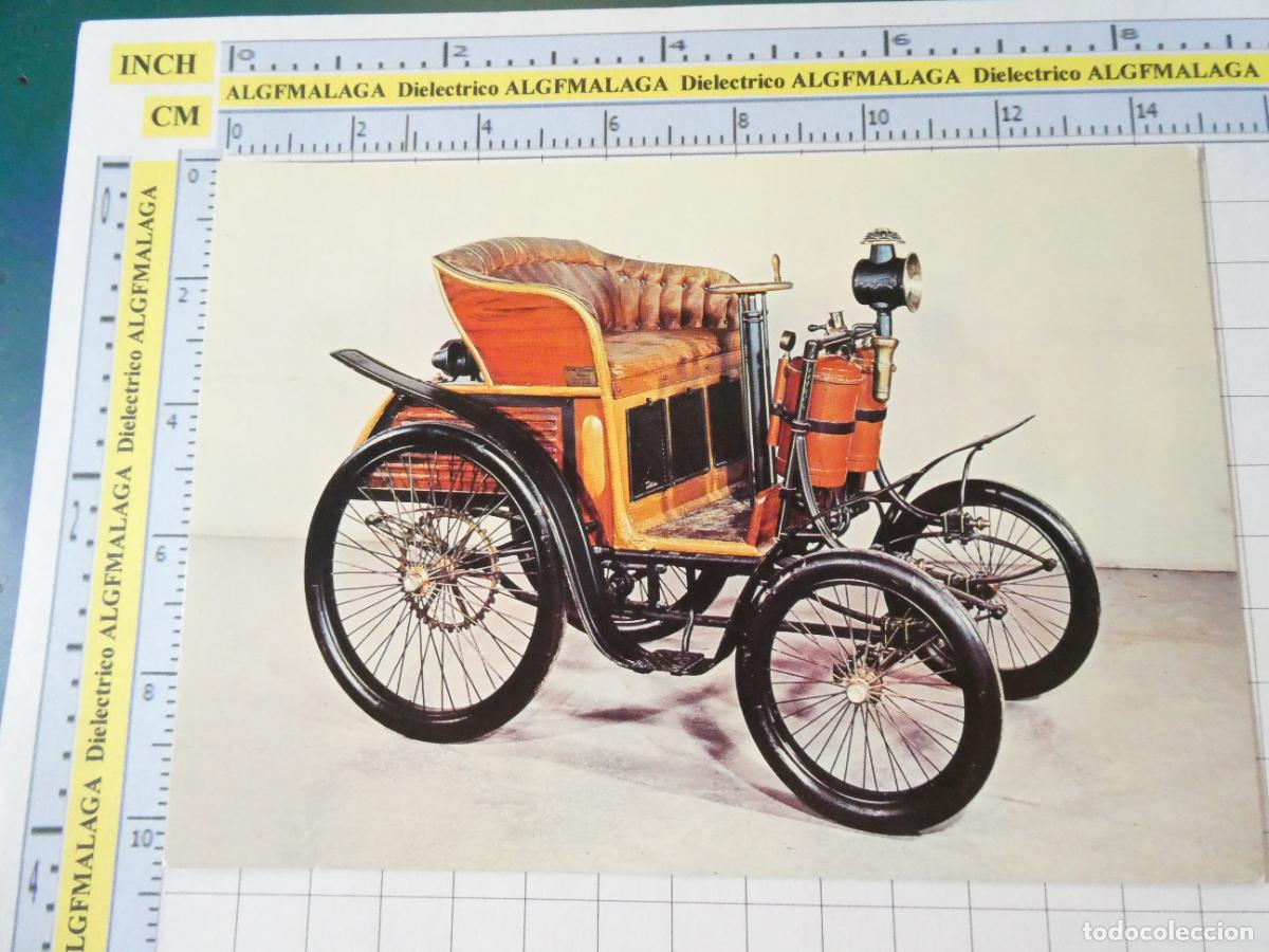 Postales: POSTAL DE COCHES. MUSEO SUIZO LUCERNA SUIZA. 1898 AUTOMOBIL POPP. 3913