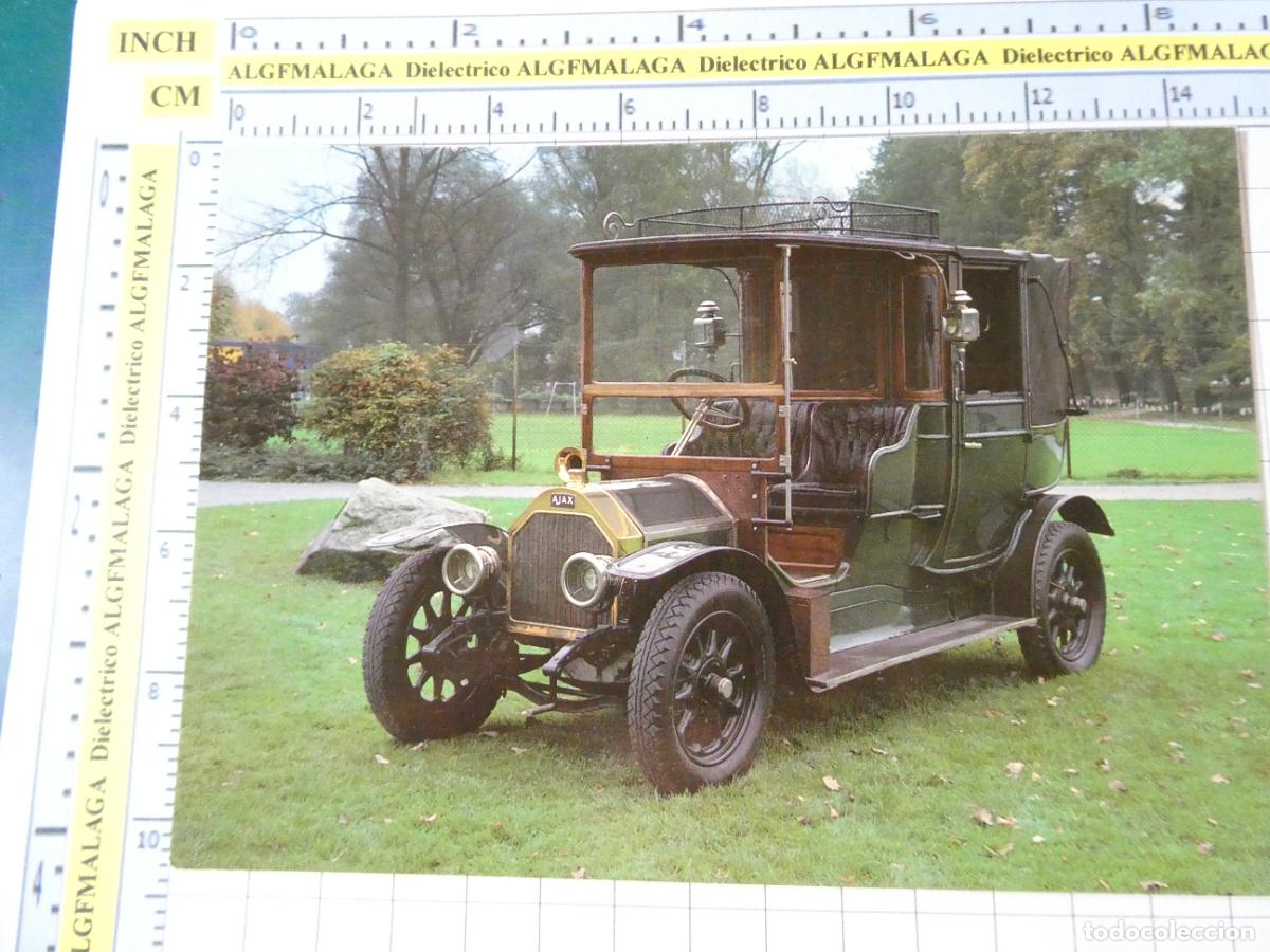 Postales: POSTAL DE COCHES. MUSEO SUIZO LUCERNA SUIZA. 1908 AUTOMOBIL AJAX. 3916