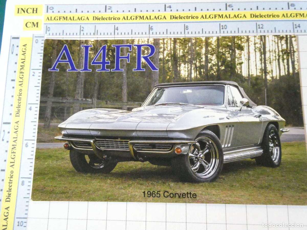 Postales: POSTAL DE COCHES. 1965 CORVETTE STINGRAY 350 ESTADOS UNIDOS. 3918