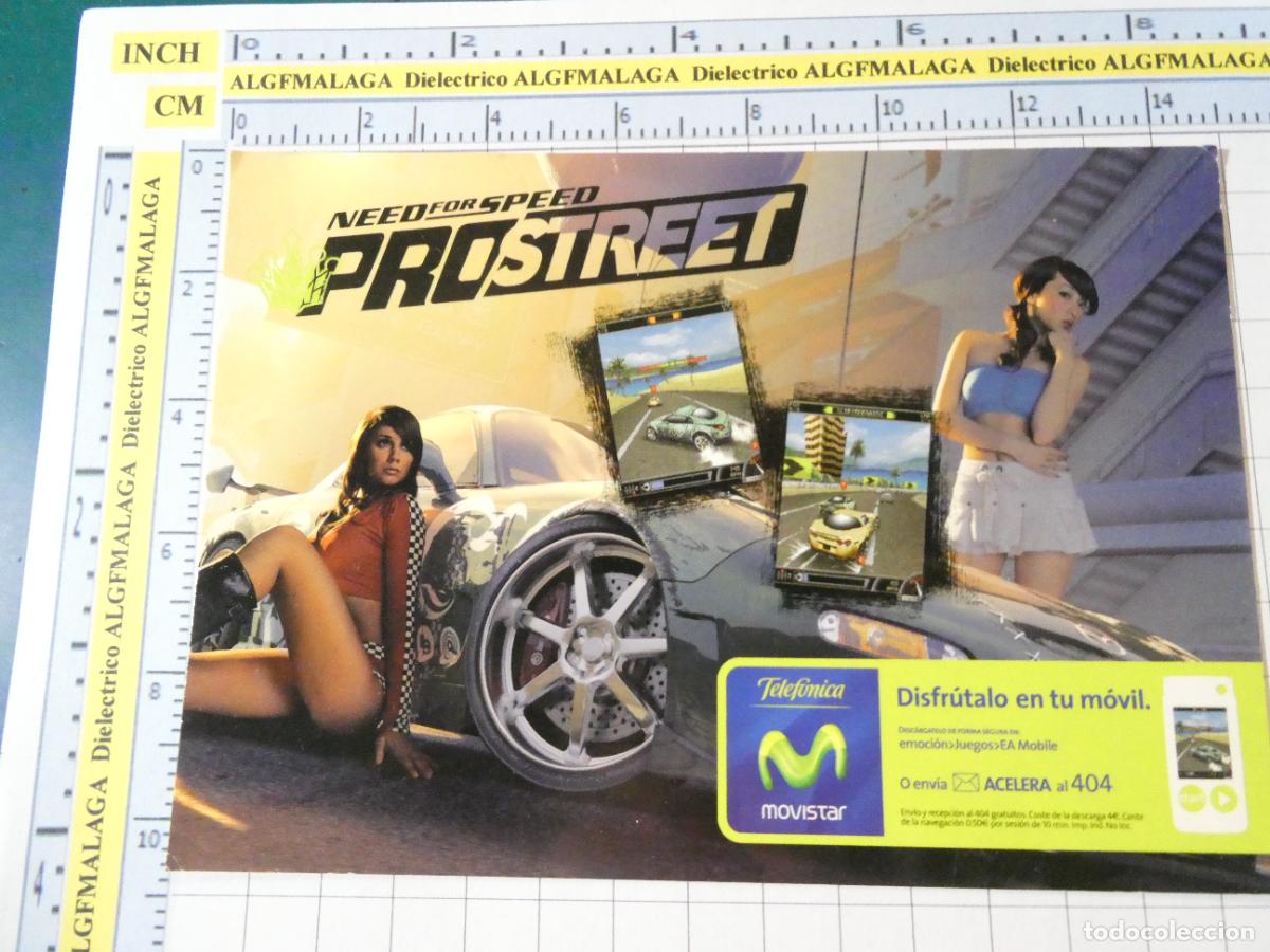 Postales: POSTAL DE COCHES. VIDEOJUEGOS VIDEOCONSOLAS NEED FOR SPEED PRO STREET. 3922