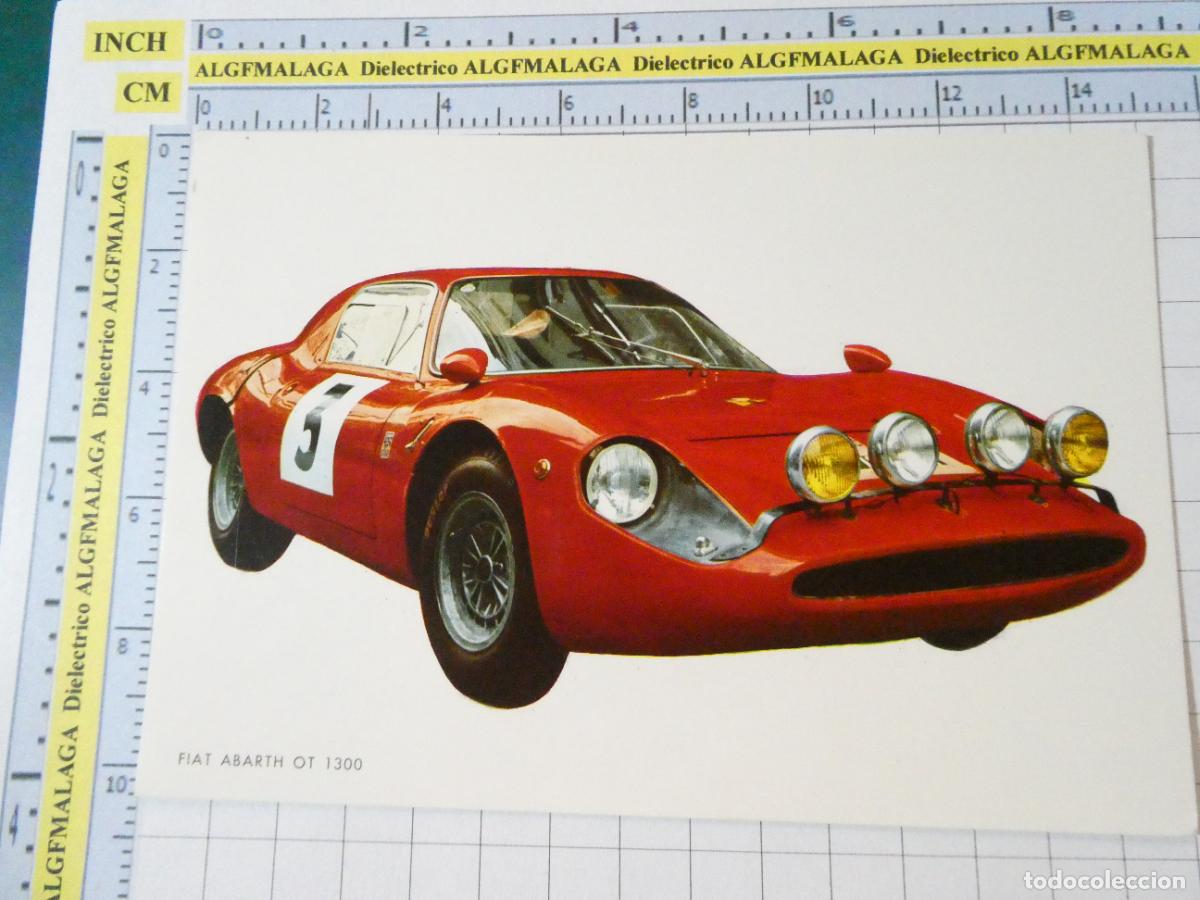 Postales: POSTAL DE COCHES. FIAT ABARTH OT 1300. 3925