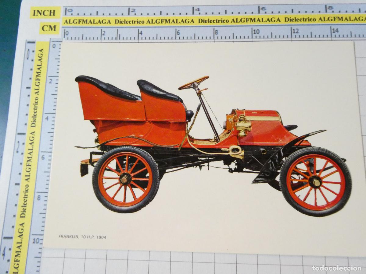 Postales: POSTAL DE COCHES. FRANKLIN 10 HP DE 1904. 3926