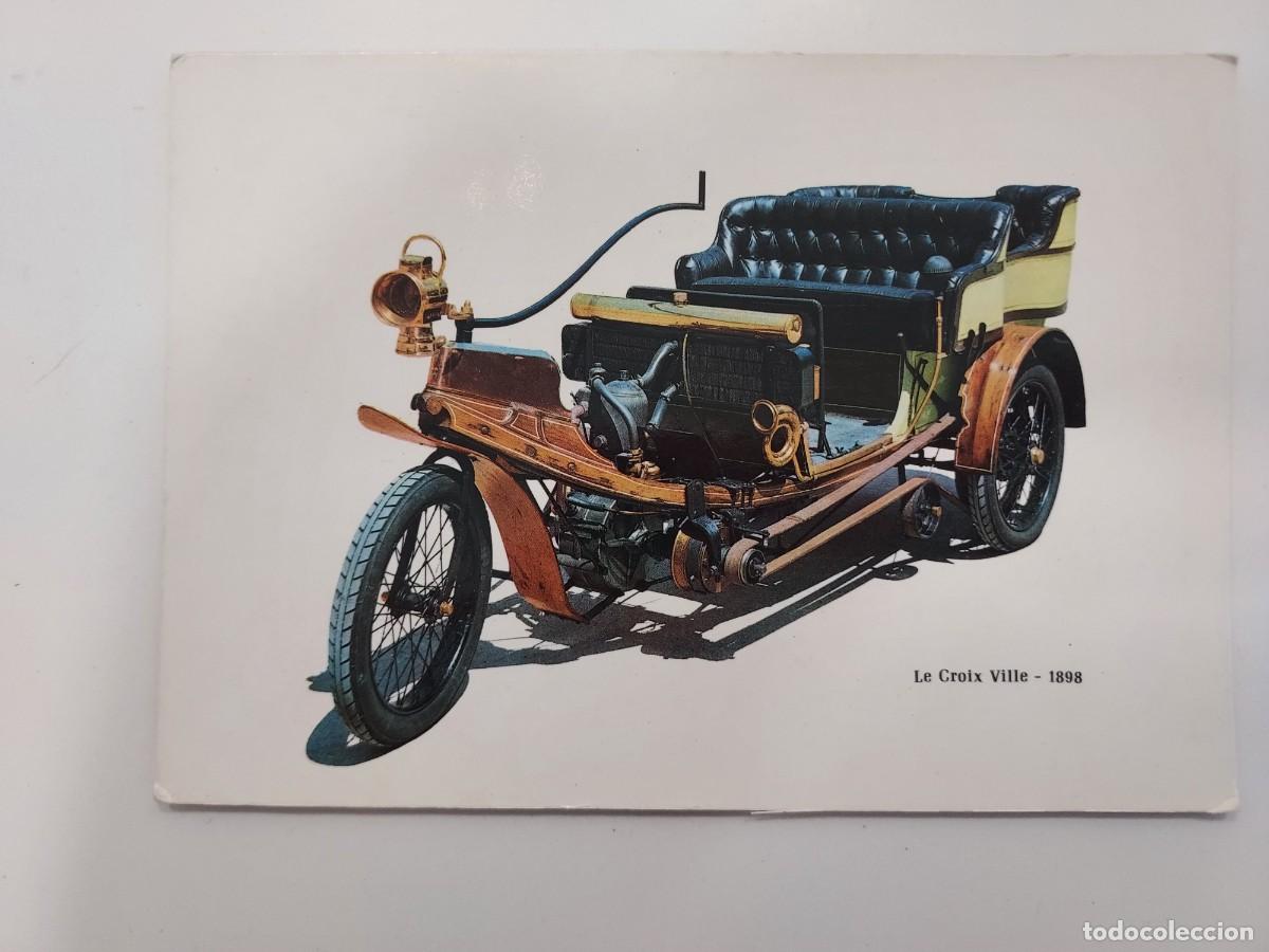 Postales: POSTAL AUTOMOVIL CLASICO LE CROIX VILLE 1898. 1970. SIN CIRCULAR. CAJA PENSIONES