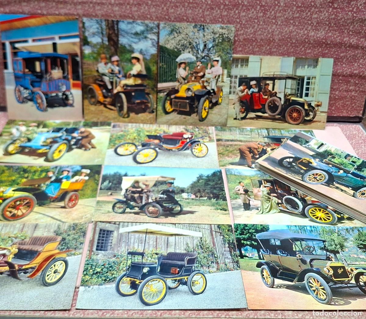 Postales: LOTE COLECCION COCHES AUTOMOVILES ANTIGUOS DE EPOCA