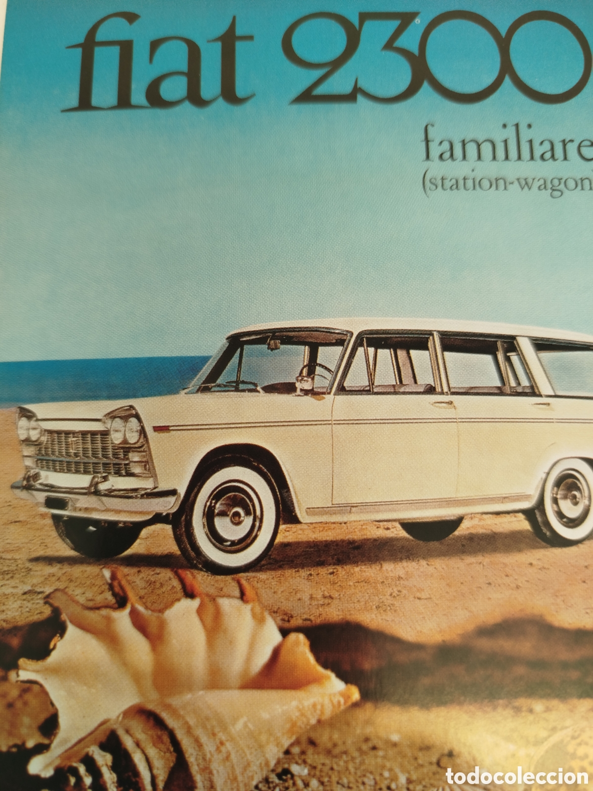 Postales: Postal Fiat 2300 familiar