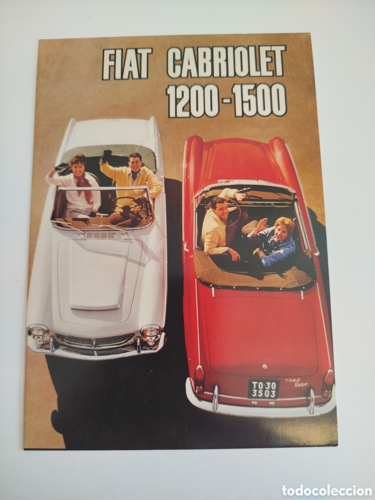 Postales: Postal Fiat Cabriolet