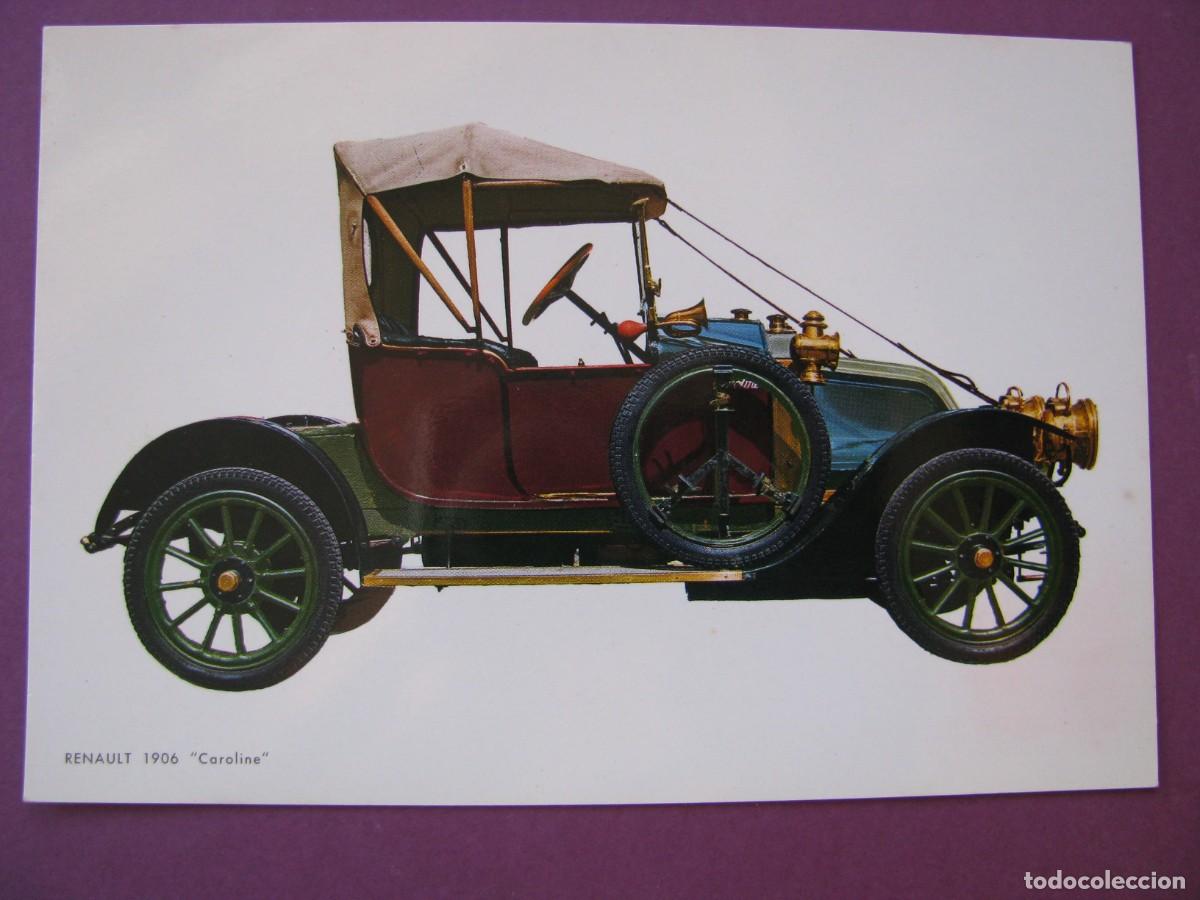 Postales: POSTAL DE DEL COCHE ANTIGUO. RENAULT 1906 CAROLINE. C. Y Z. 6673.
