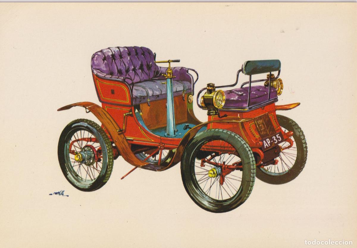 Postales: POSTAL COCHE DE EPOCA, DE DION BOUTON (1901) &ndash; ED.C.P.V.A. MOD.C-1 &ndash; S/C