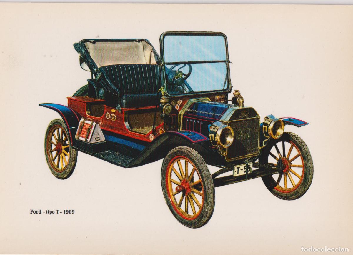 Postales: POSTAL COCHE DE EPOCA, FORD TIPO T (1909) &ndash; ED.C.P.V.A. MOD.C-7 &ndash; S/C