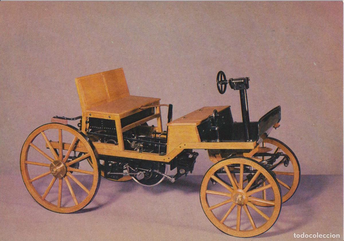 Postales: POSTAL COCHE DE EPOCA - MODEL OF SIEGFRIED MARCUS MOTOR CARRIAGE (1875) - SAFFRON PRESS - S/C