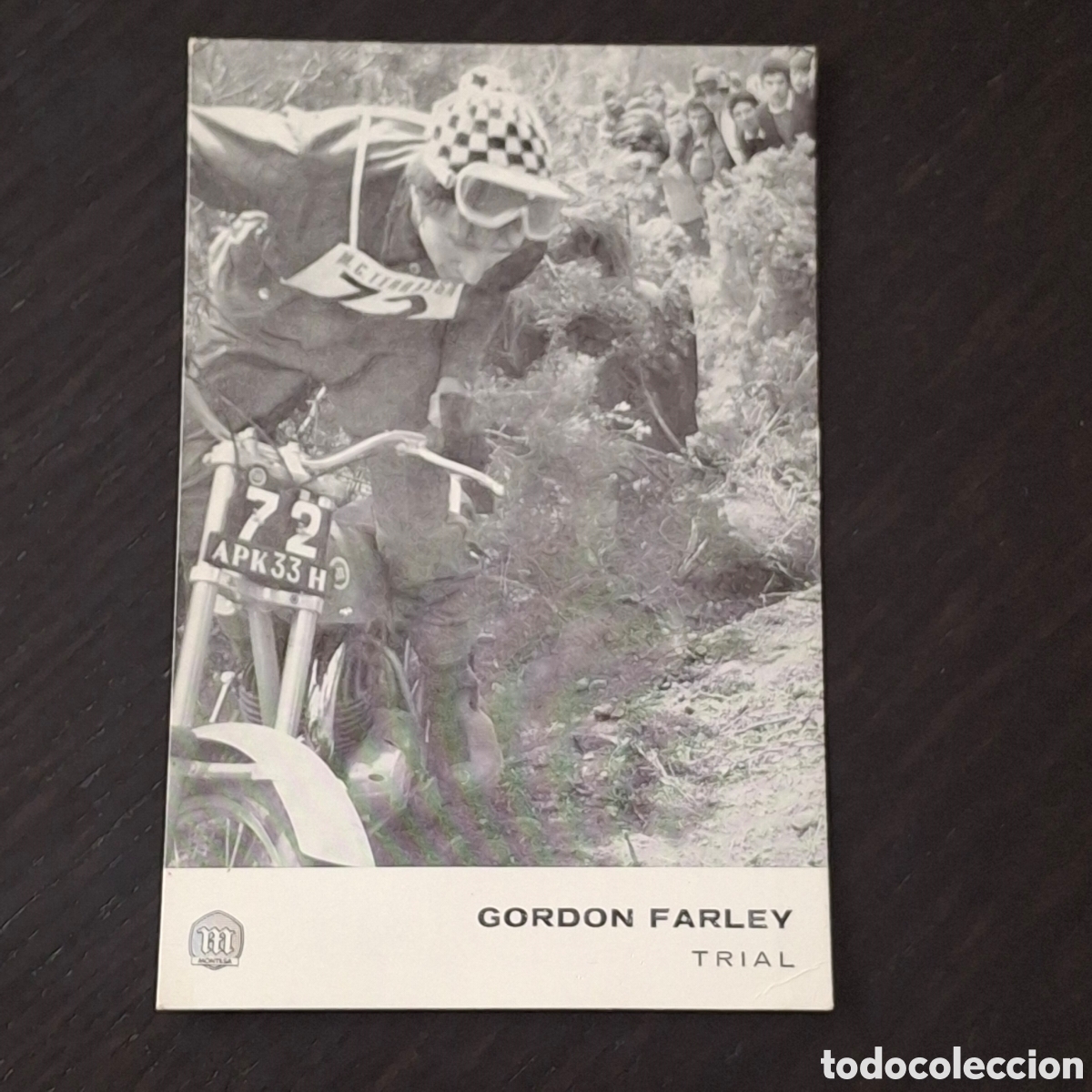 Postales: GORDON FARLEY TRIAL MONTESA COTA - POSTAL ORIGINAL MOTO MONTESA - SIN CIRCULAR