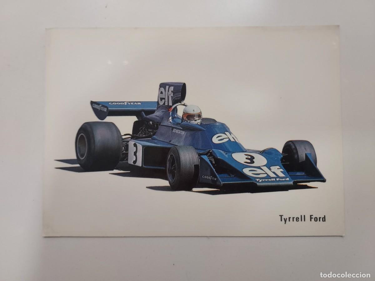 Postales: POSTAL AUTOMOVIL FORMULA 1 TYRRELL FORD. SIN CIRCULAR. 1973