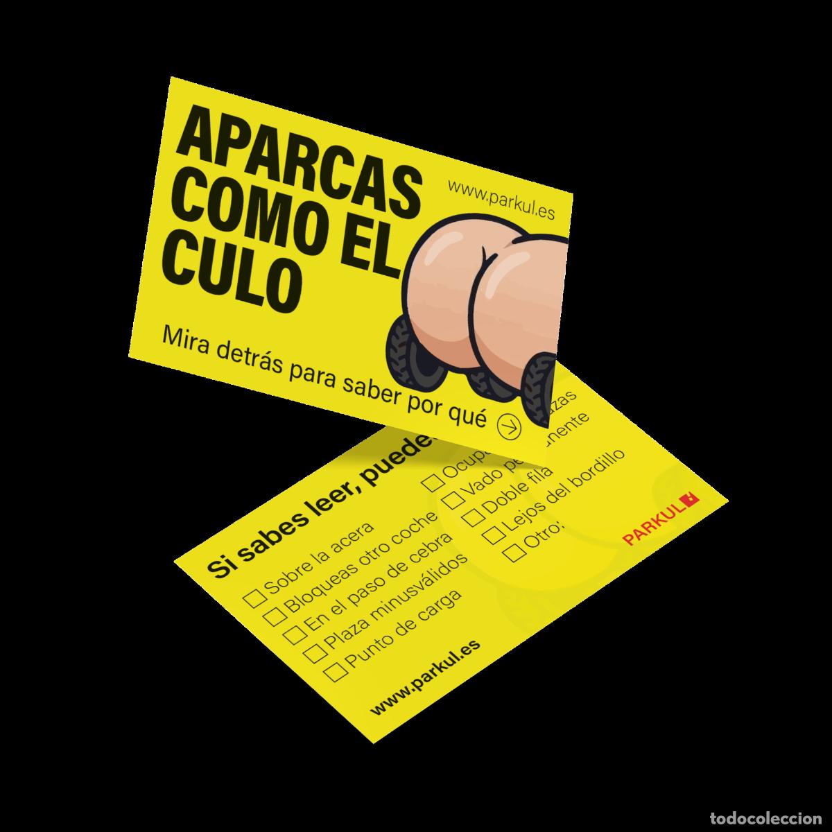 Postales: Tarjeta de broma aparcas mal - Foto 2