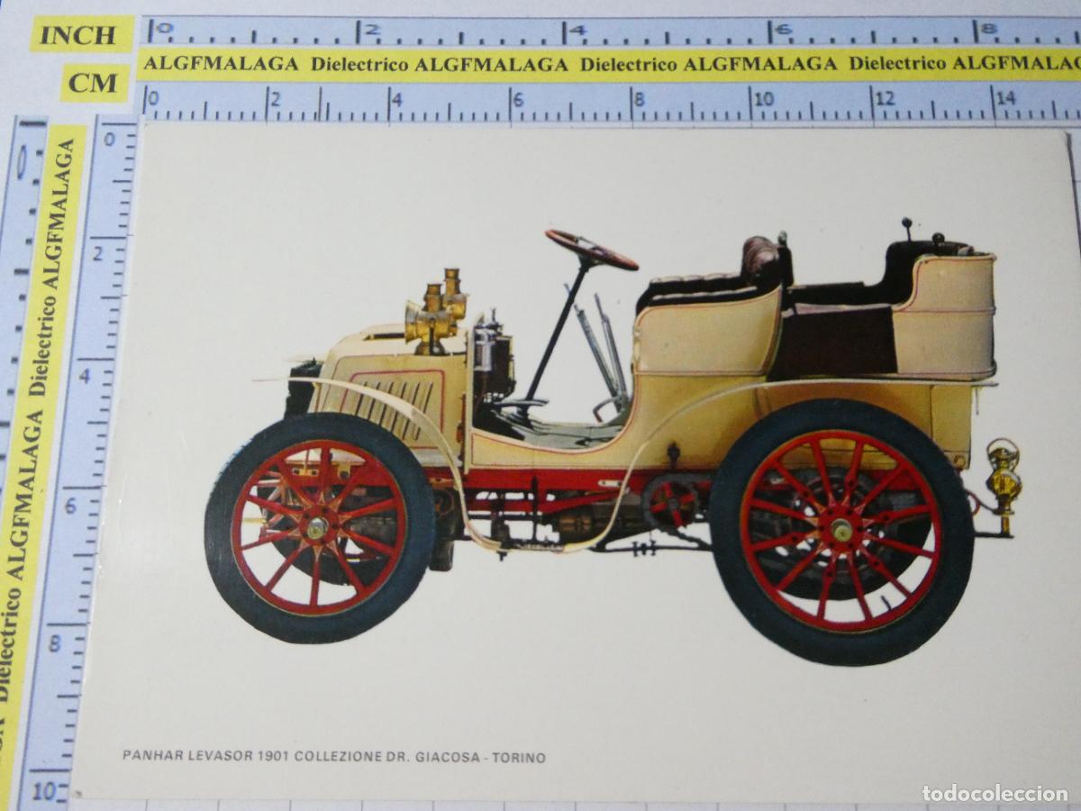 Postales: POSTAL DE COCHES MOTOS. A&Ntilde;O 1967. PANHAR LEVASOR 1901 COLLEZIONE DR GIACOSA TORINO. 518