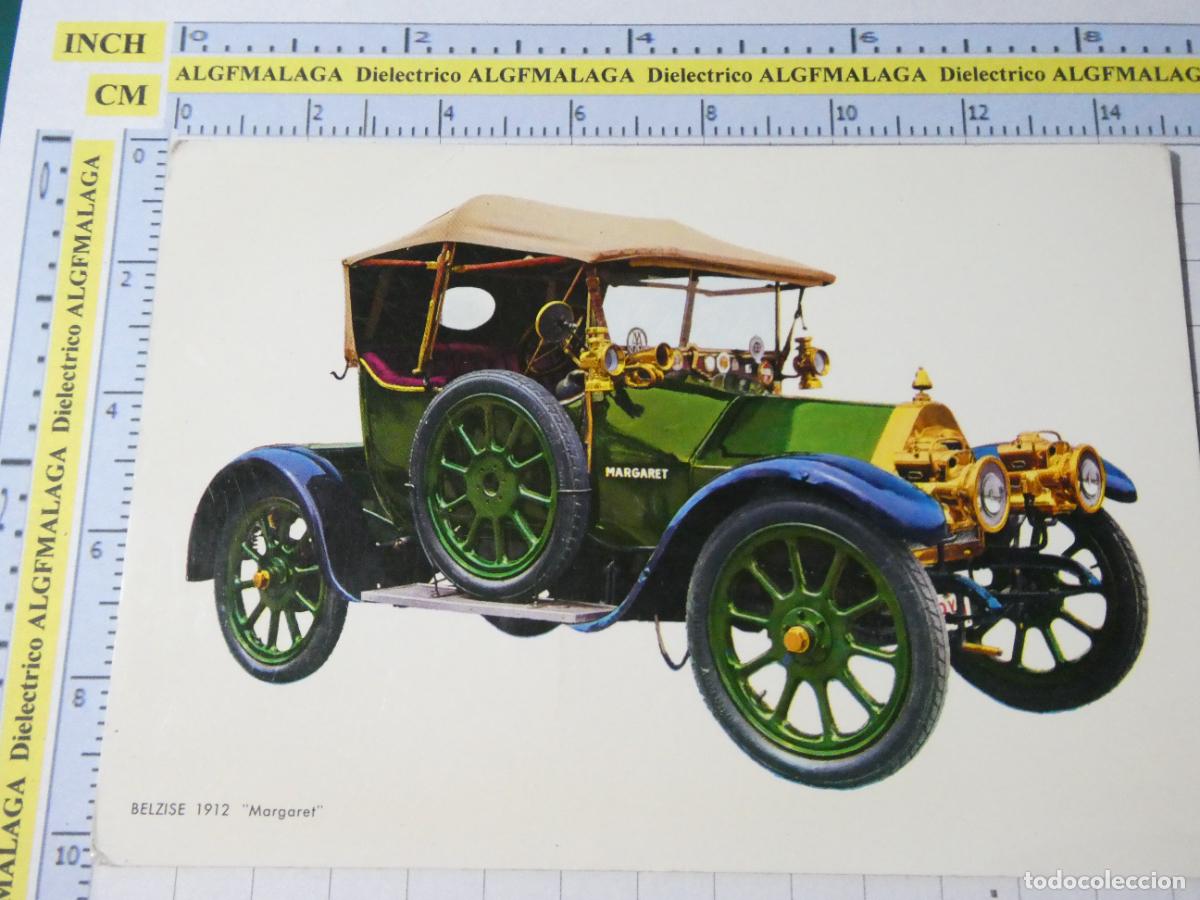 Postales: POSTAL DE COCHES MOTOS. A&Ntilde;O 1966. BELZISE 1912 MARGARET. 519