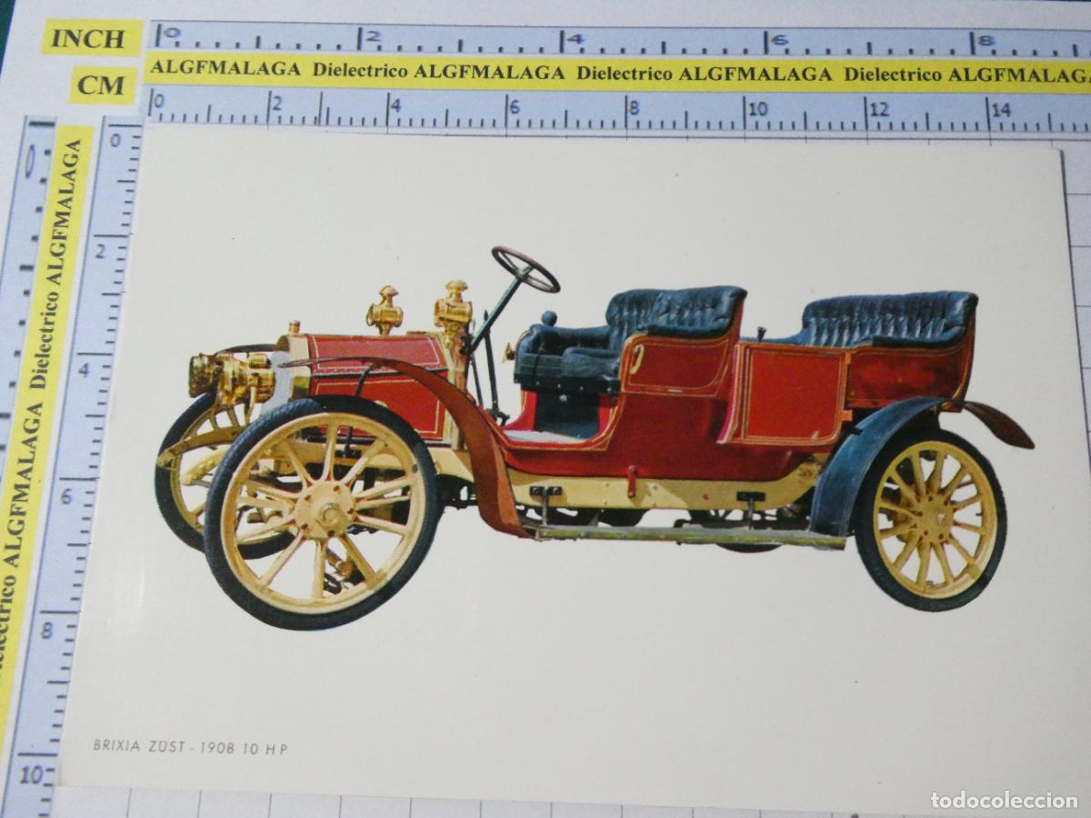 Postales: POSTAL DE COCHES MOTOS. A&Ntilde;O 1967. BRIXIA ZUST 1908 10 HP. 521