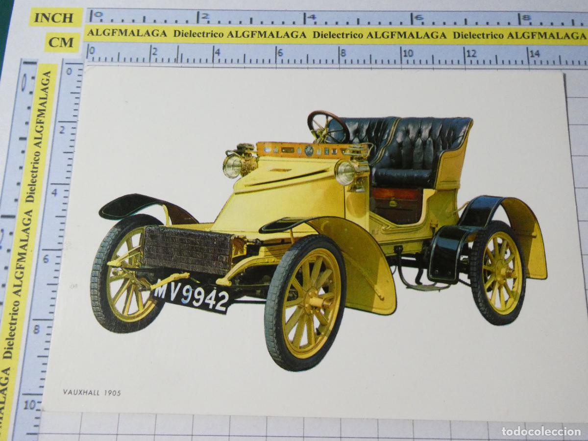 Postales: POSTAL DE COCHES MOTOS. A&Ntilde;O 1967. VAUXHALL 1905. 524