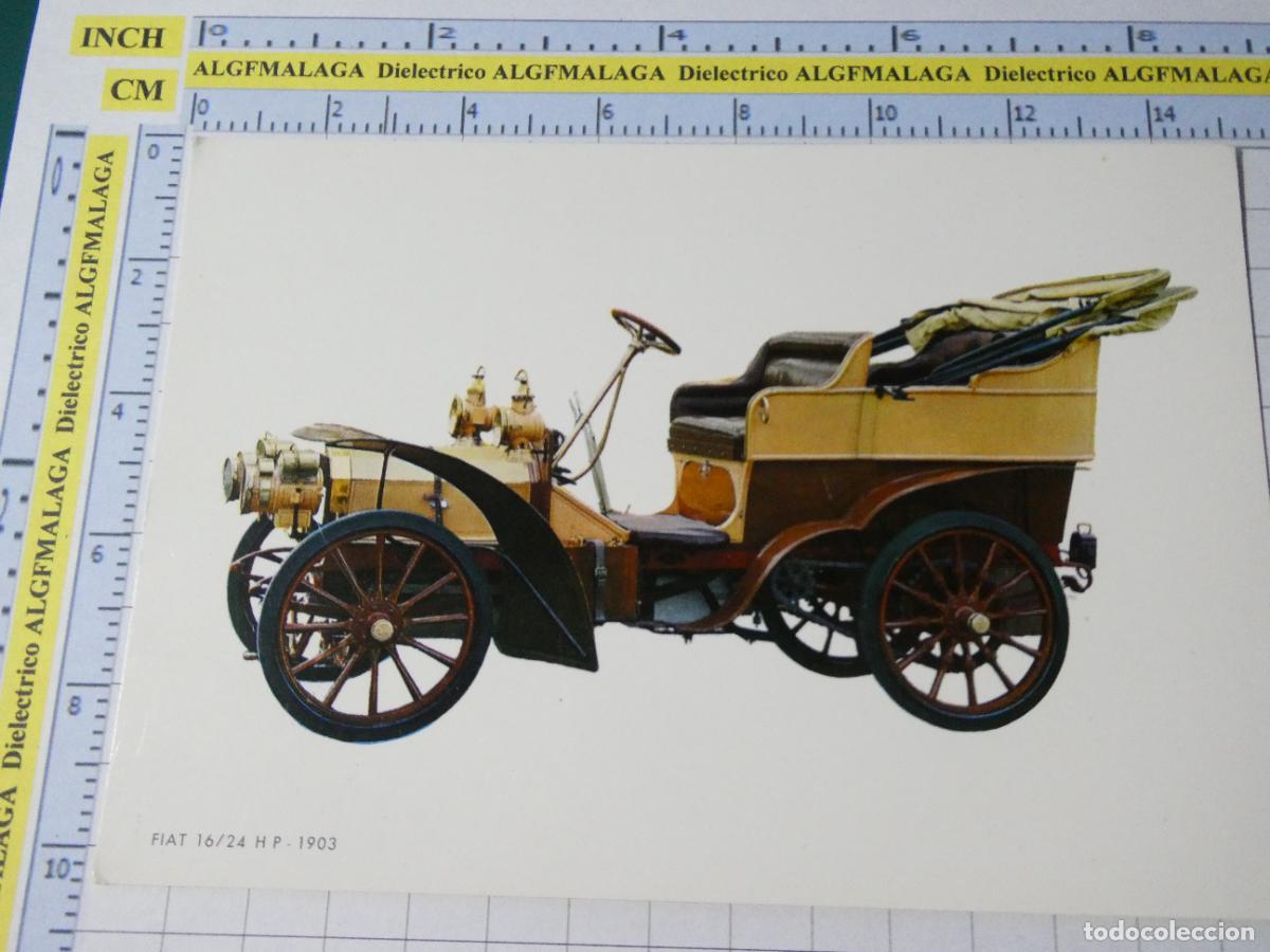 Postales: POSTAL DE COCHES MOTOS. A&Ntilde;O 1967. FIAT 16/24 HP 1903. 525