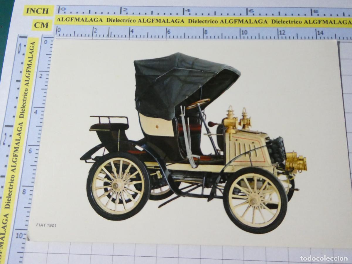 Postales: POSTAL DE COCHES MOTOS. A&Ntilde;O 1967. FIAT 1901. 532