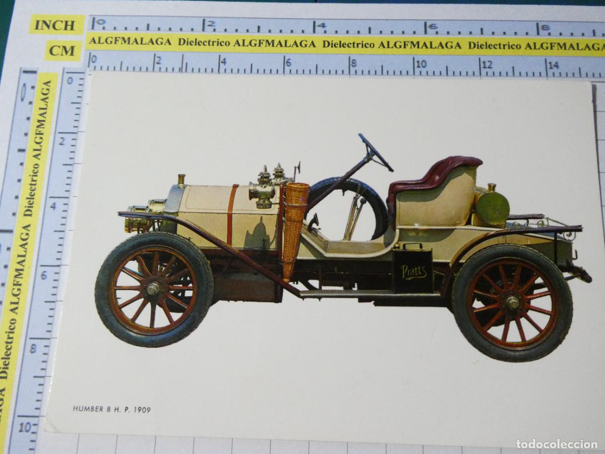 Postales: POSTAL DE COCHES MOTOS. A&Ntilde;O 1967. HUMBER 8 HP 1909. 535