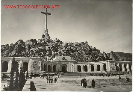 Postales: ANTIGUA POSTAL DEL VALLE DE LOS CAIDOS DE MADRID - Foto 1