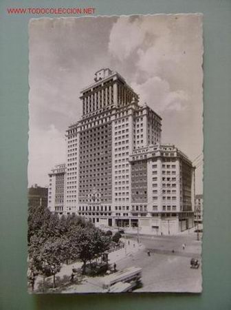 Postales: MADRID EDIFICIO ESPA&Ntilde;A - Foto 1