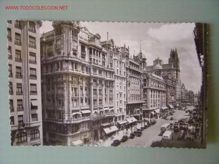 Postales: MADRID AVDA. DE JOSE ANTONIO - Foto 1