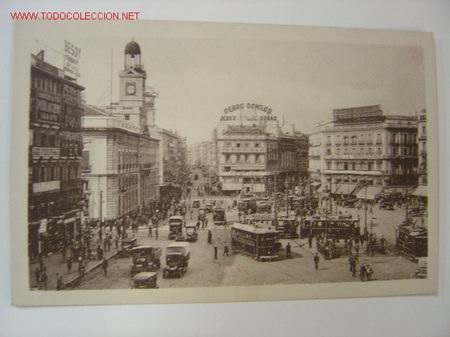 Postales: MADRID PUERTA DEL SOL - Foto 1