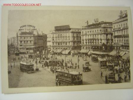 Postales: MADRID PUERTA DEL SOL - Foto 1