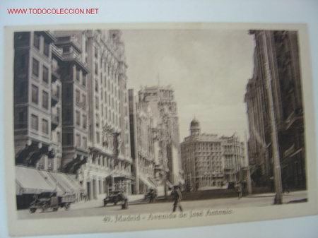 Postales: MADRID AVDA. DE JOSE ANTONIO - Foto 1