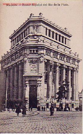 Cartoline: TARJETA POSTAL DE MADRID.-BANCO ESPA&Ntilde;OL DEL R&Iacute;O DE LA PLATA-.