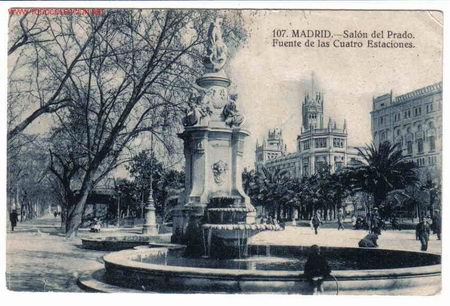 Postales: MADRID SALON DEL PRADO - Foto 1