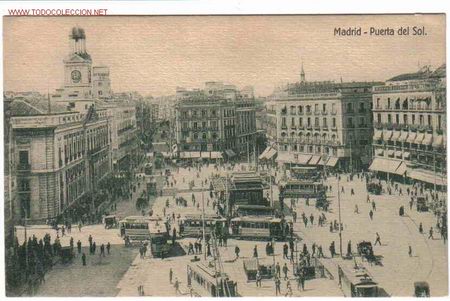 Postales: MADRID PUERTA DEL SOL - Foto 1