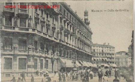 Postkarten: TARJETA POSTAL DE MADRID.- CALLE DE SEVILLA