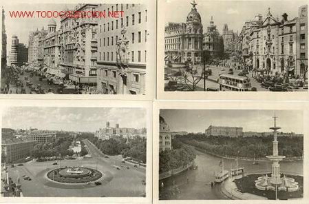 Postales: CUATRO POSTALES ANTIGUAS DE MADRID - Foto 1
