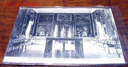 Postais: ANTIGUA POSTAL DE EL ESCORIAL - CASITA DEL PRINCIPE - EL COMEDOR
