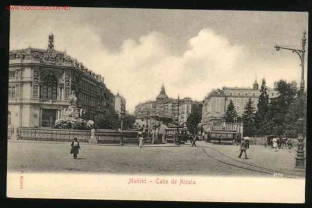 Postales: MADRID: CALLE DE ALCALA - Foto 1