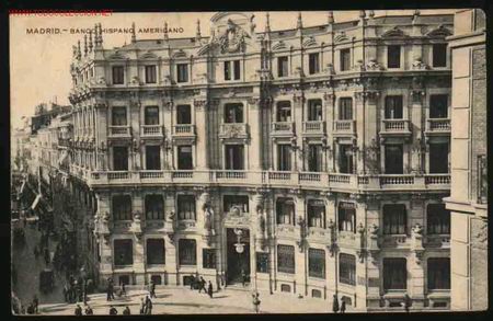 Postales: MADRID: BANCO HISPANO AMERICANO - Foto 1
