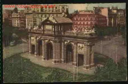 Postales: MADRID 7: PUERTA DE ALCALA - Foto 1