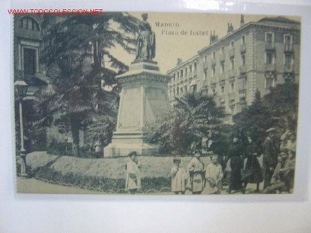 Postales: MADRID Plaza de Isabel II - Foto 1