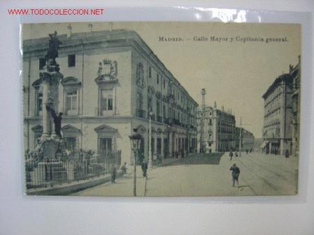 Postales: MADRID Calle Mayor y Capitania General - Foto 1