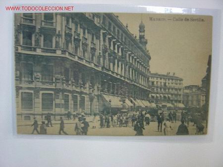 Postales: MADRID Calle de Sevilla - Foto 1